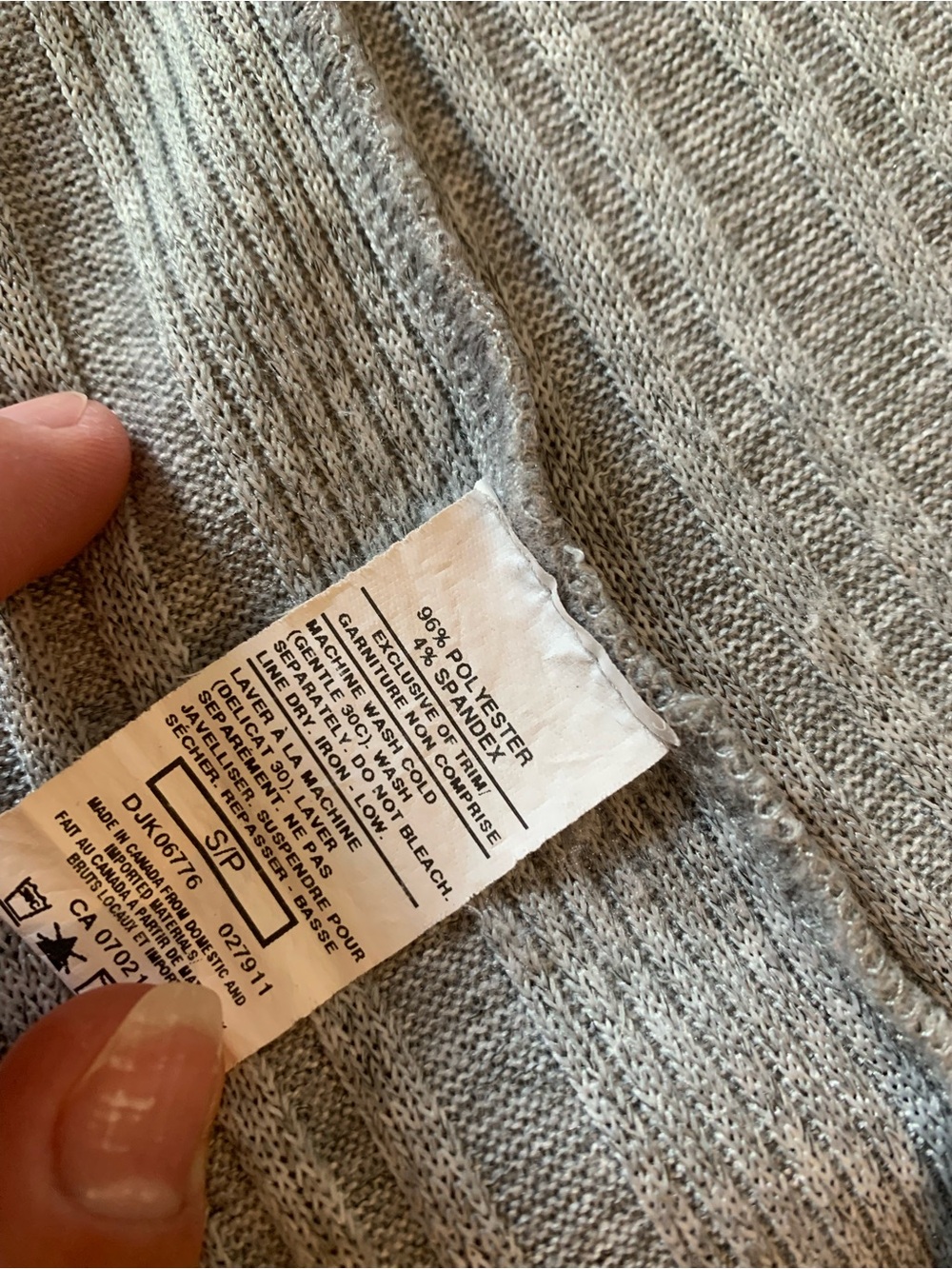 Ripe Grey Fuzzy Long Cardigan - Picture 4 of 5